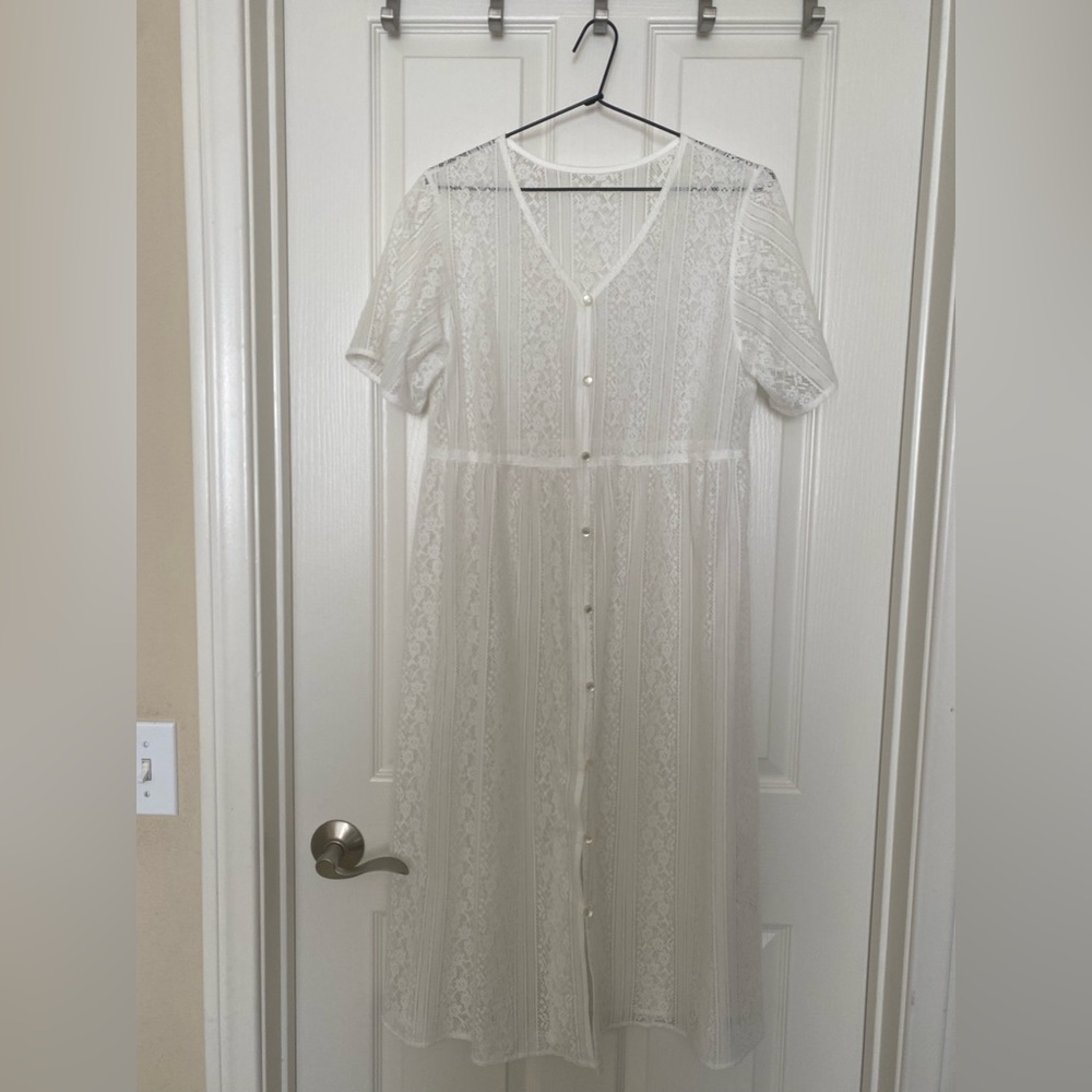 Lace gown dress